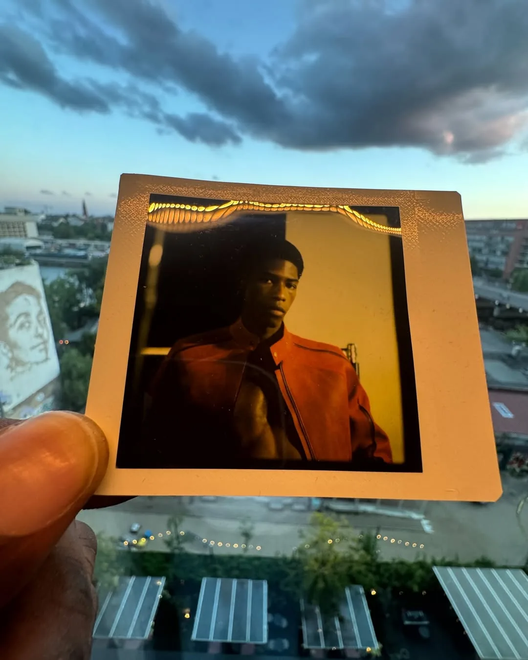 Instagram post by activeshaden sharing a Berlin Fashion Week Polaroid
